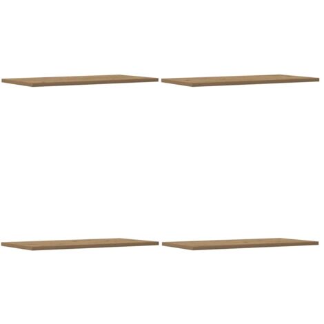 Wall Shelves 4 pcs Artisan Oak 60x30x1.5 cm Engineered Wood vidaXL