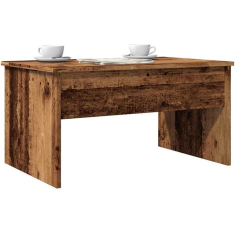 Coffee Table Old Wood 80x50.5x41.5 cm Engineered Wood vidaXL
