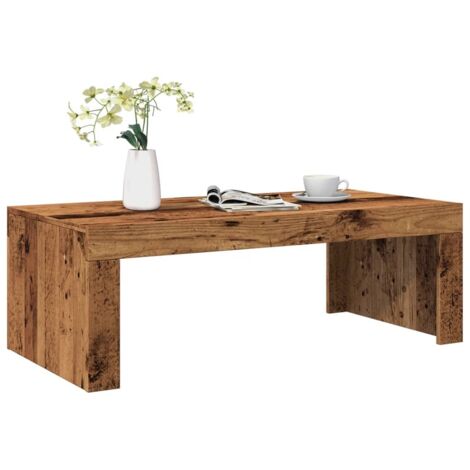 Coffee Table Old Wood 102x50x35 cm Engineered Wood vidaXL