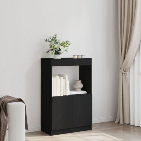 Highboard Black 63x33x100 cm Engineered Wood vidaXL