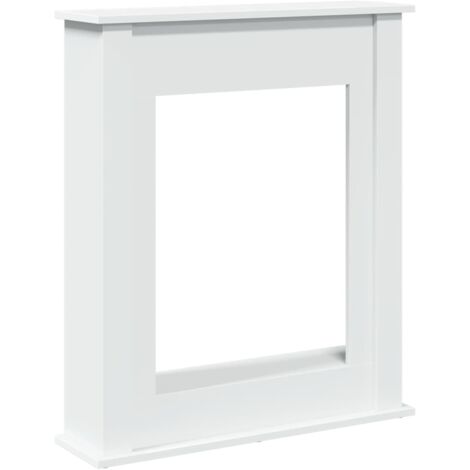 Fireplace Surround White 75x20x87.5 cm Engineered Wood vidaXL