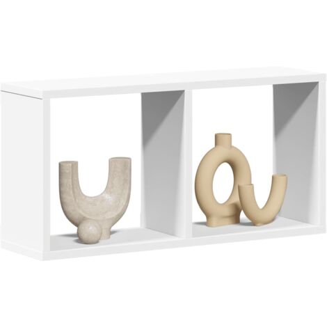 Wall Cabinet 60x16x30 cm White Engineered Wood vidaXL
