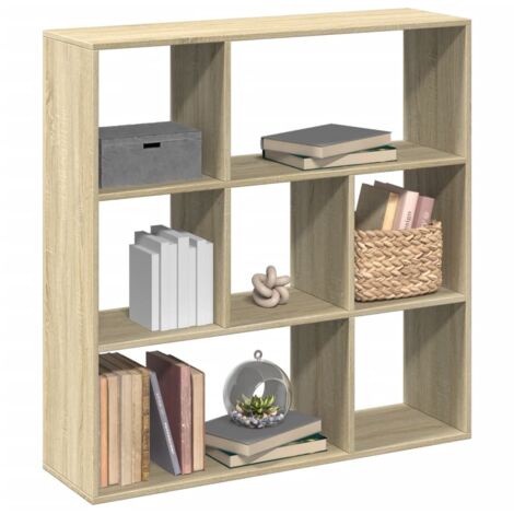 Room Divider Bookcase Sonoma Oak 102x29x103.5 cm Engineered Wood vidaXL (1/5)