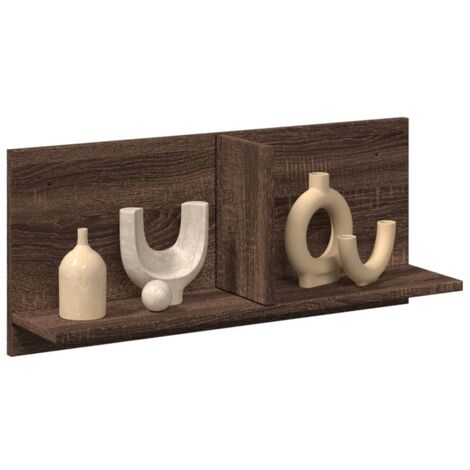 Wall Cabinet 70x16.5x30 cm Brown Oak Engineered Wood vidaXL (1/5)