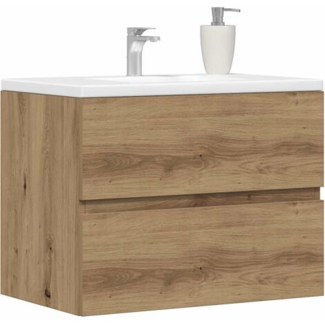 Bathroom Cabinet Artisan Oak 60x38.5x45 cm Engineered Wood vidaXL