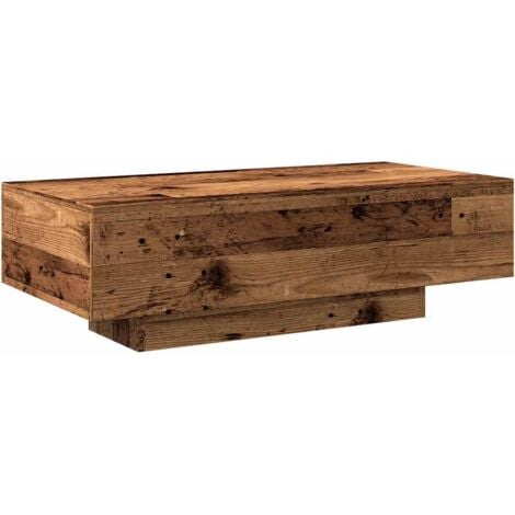 Coffee Table Old Wood 100x49.5x31 cm Engineered Wood vidaXL