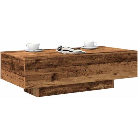 Coffee Table Old Wood 100x49.5x31 cm Engineered Wood vidaXL