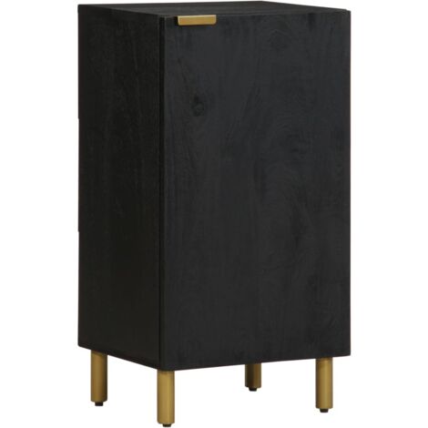 Sideboard Black 40x33x75 cm Engineered Wood vidaXL (1/5)