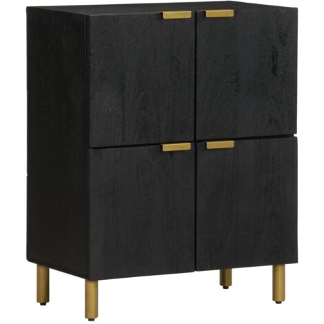 Sideboard Black 60x33x75 cm Engineered Wood vidaXL (1/5)