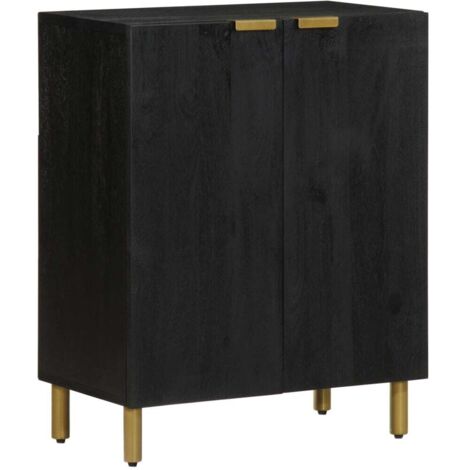 Sideboard Black 60x33x75 cm Engineered Wood vidaXL (1/5)