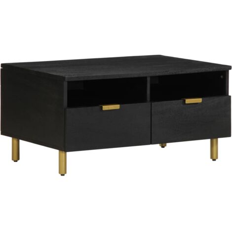 Coffee Table Black 80x54x40 cm Engineered Wood vidaXL (1/5)