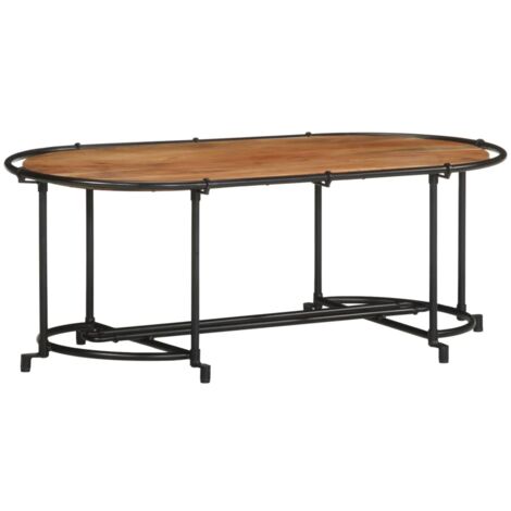 Coffee Table 110x55x40 cm Solid Wood Acacia vidaXL (1/5)