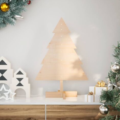 Wooden Christmas Tree for Decoration 70 cm Solid Wood vidaXL
