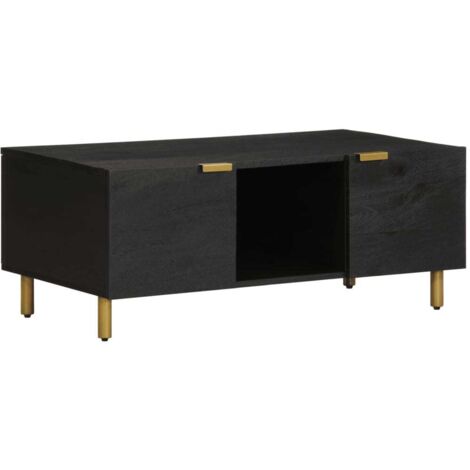 Coffee Table Black 100x54x40 cm Engineered Wood vidaXL (1/5)