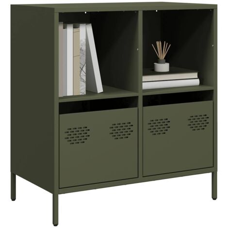 Sideboard Olive Green 68x39x73.5 cm Cold-rolled Steel vidaXL (1/5)