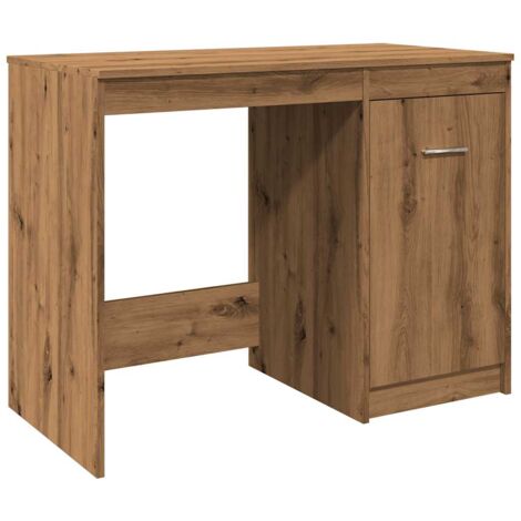 Desk Artisan Oak 100x50x76 cm Engineered Wood vidaXL