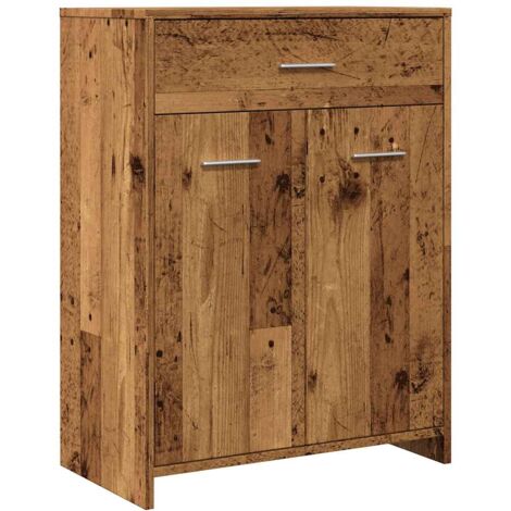 Bathroom Cabinet Old Wood 60x33x80 cm Engineered Wood vidaXL (1/5)