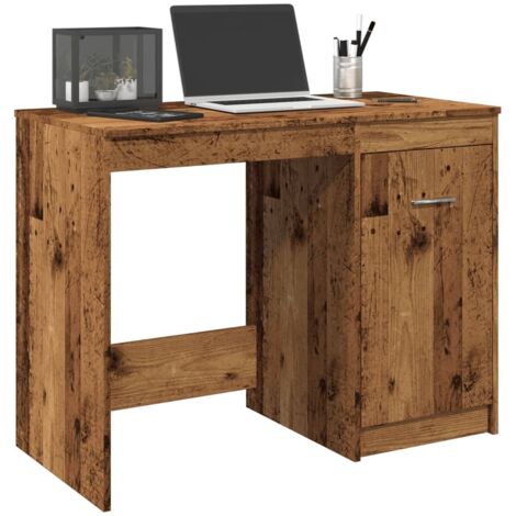 Desk Old Wood 100x50x76 cm Engineered Wood vidaXL