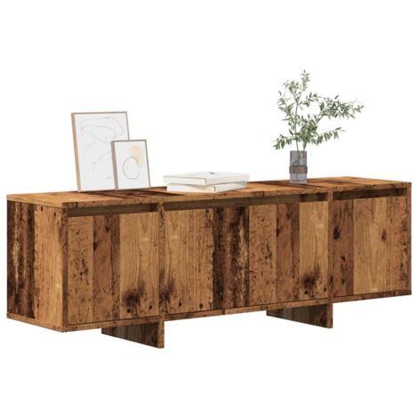 TV Cabinet Old Wood 120x30x40.5 cm Engineered Wood vidaXL