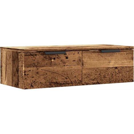 Wall Cabinet Old Wood 68x30x20 cm Engineered Wood vidaXL (1/5)
