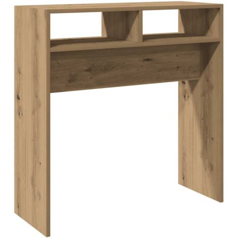 Console Table Artisan Oak 78x30x80 cm Engineered Wood vidaXL