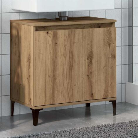 Sink Cabinet Artisan Oak 58x33x60 cm Engineered Wood vidaXL
