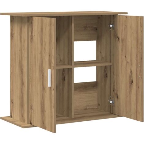 Aquarium Stand Artisan Oak 81x36x73 cm Engineered Wood vidaXL
