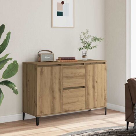 Sideboard Artisan Oak 102x35x70 cm Engineered Wood vidaXL