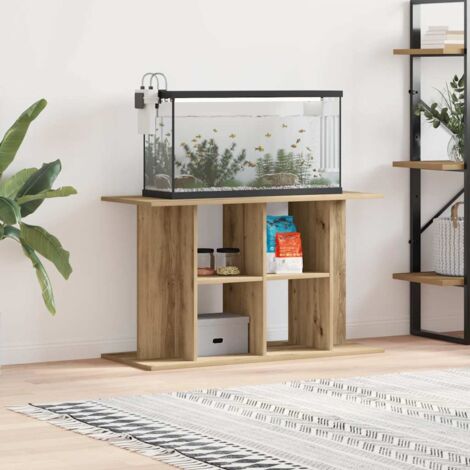 Aquarium Stand Artisan Oak 100x40x60 cm Engineered Wood vidaXL