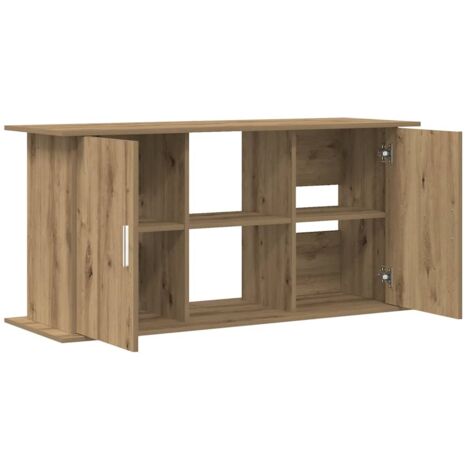 Aquarium Stand Artisan Oak 121x41x58 cm Engineered Wood vidaXL