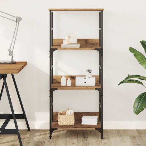 Book Cabinet Artisan Oak 50x33x117.5 cm Engineered Wood vidaXL