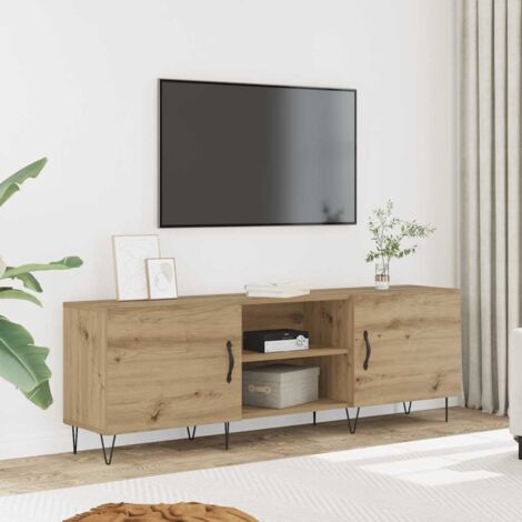 TV Cabinet Artisan Oak 150x30x50 cm Engineered Wood vidaXL (1/5)