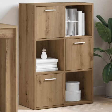 Bookshelf Artisan Oak 60.5x30x90 cm Engineered Wood vidaXL (1/5)