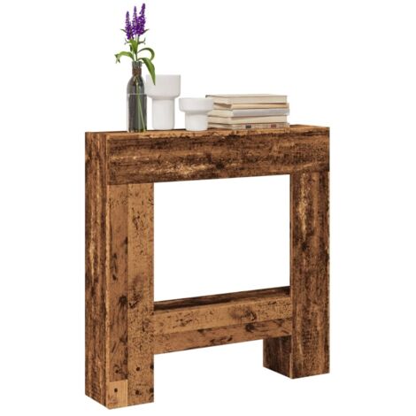 Fireplace Surround Old Wood 81x18x82 cm Engineered Wood vidaXL