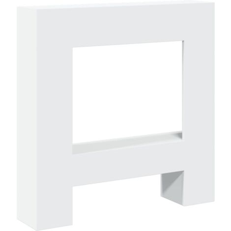 Fireplace Surround White 81x18x82 cm Engineered Wood vidaXL
