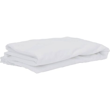 Mattress Protector White 140x200 cm Waterproof vidaXL (1/5)