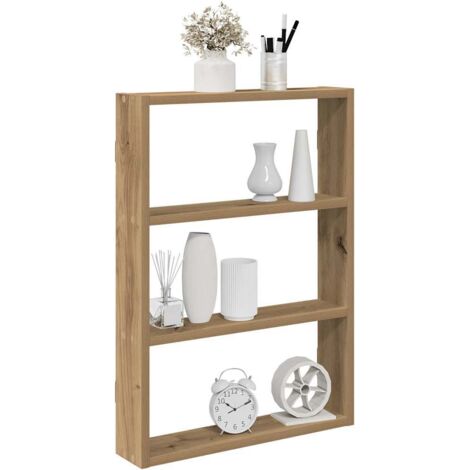 Wall Shelf Artisan Oak 43x9x60 cm Engineered Wood vidaXL