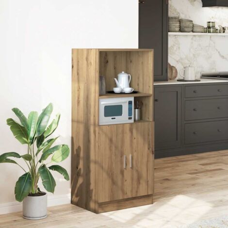 Kitchen Cabinet Artisan Oak 57x41.5x131.5 cm Engineered Wood vidaXL (1/5)