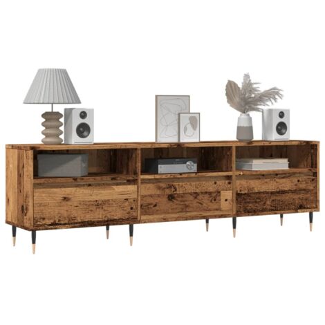 TV Cabinet Old Wood 150x30x44.5 cm Engineered Wood vidaXL (1/5)