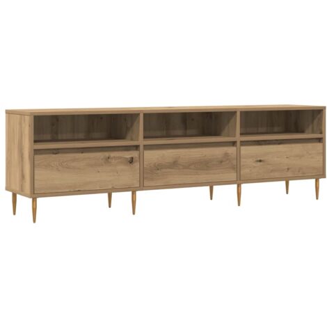TV Cabinet Artisan Oak 150x30x44.5 cm Engineered Wood vidaXL (1/5)