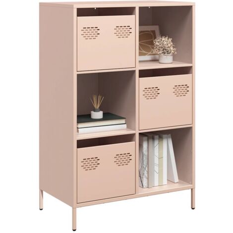 Highboard Pink 68x39x103.5 cm Steel vidaXL (1/5)