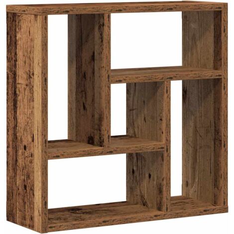 Wall Shelf Old Wood 45x16x45 cm Engineered Wood vidaXL