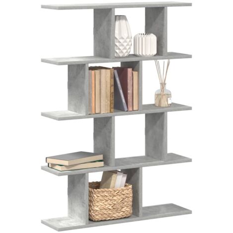 Wall Cube Shelf 12 Compartments Concrete Grey Engineered Wood vidaXL