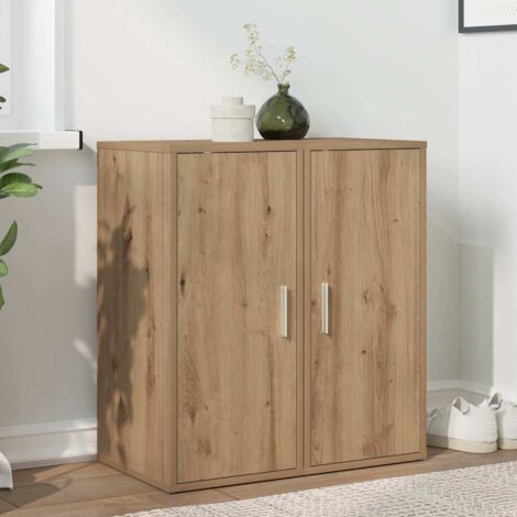 Shoe Cabinets 2 pcs Artisan Oak 32x35x70 cm Engineered Wood vidaXL
