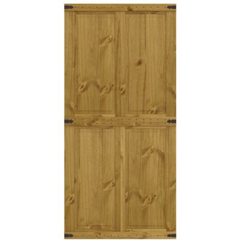 Barn Door CORONA 100x210 cm Solid Wood Pine vidaXL