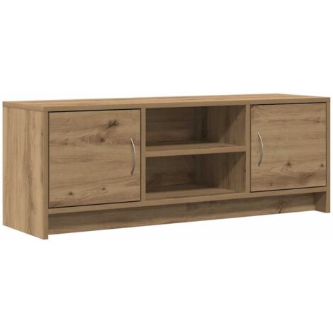 TV Cabinet Artisan Oak 102x30x37.5 cm Engineered Wood vidaXL