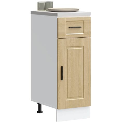 Kitchen Base Cabinet Porto Sonoma Oak Engineered Wood vidaXL