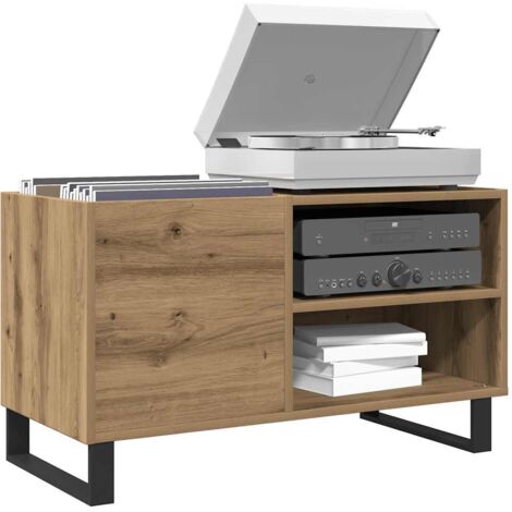 Record Cabinet Artisan Oak 84.5x38x48 cm Engineered Wood vidaXL