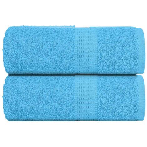 Wash Towels 2 pcs FROGN Turquoise 30x30 cm 100% Cotton vidaXL