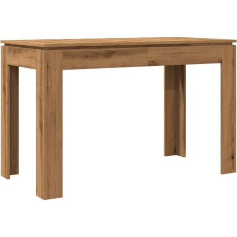Dining Table Artisan Oak 120x60x76 cm Engineered Wood vidaXL